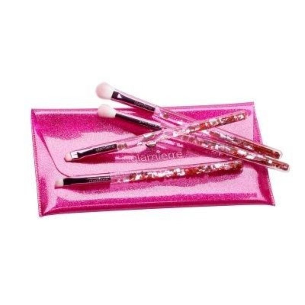 Glamiere | Pink Luxe Glitter Eye Brush Collection